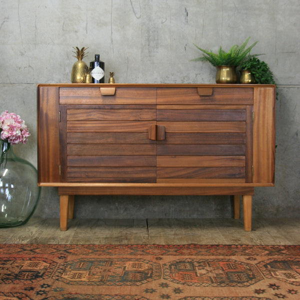 Small Mid Century Walnut Sideboard #3/19
