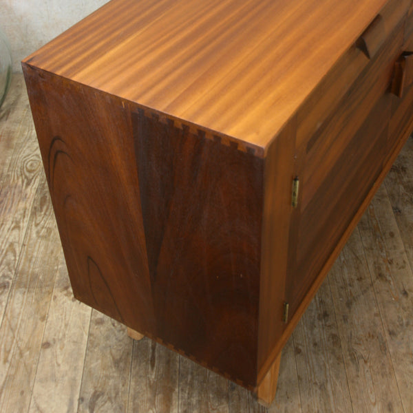 Small Mid Century Walnut Sideboard #3/19