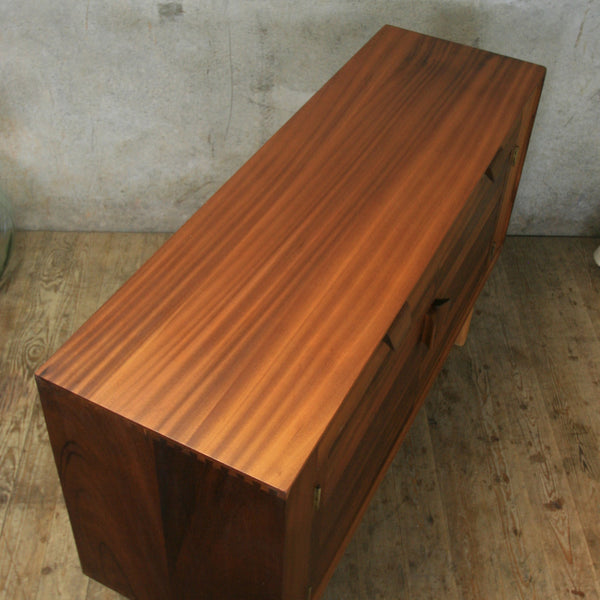 Small Mid Century Walnut Sideboard #3/19