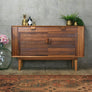 Small Mid Century Walnut Sideboard #3/19