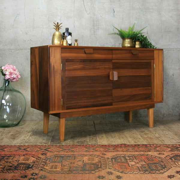 Small Mid Century Walnut Sideboard #3/19