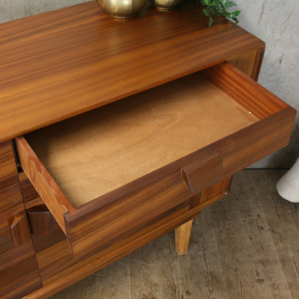 Small Mid Century Walnut Sideboard #3/19