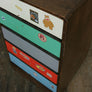 Collection of Vintage Japanese Storage Drawers - Retail Display
