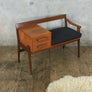 Vintage Chippy Heath Teak Telephone Seat
