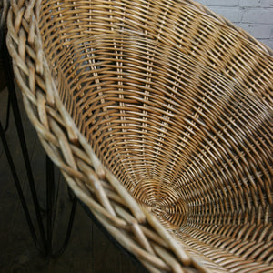 Mid Century Wicker Tub Chair by Conran – 2 in stock