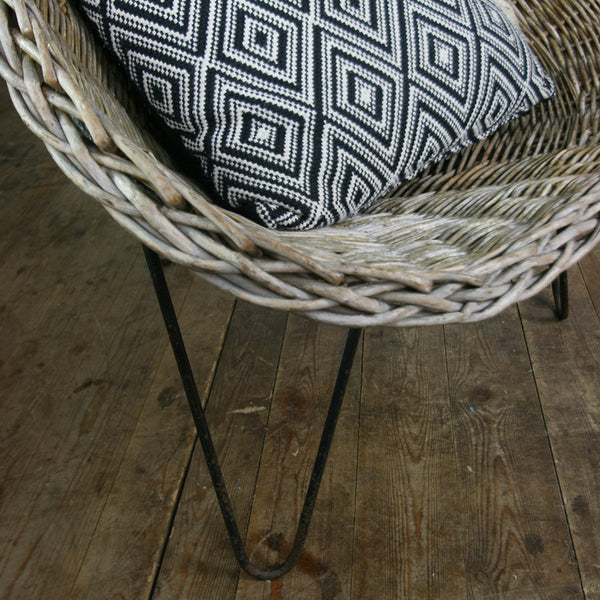 Mid Century Wicker Tub Chair by Conran – 2 in stock