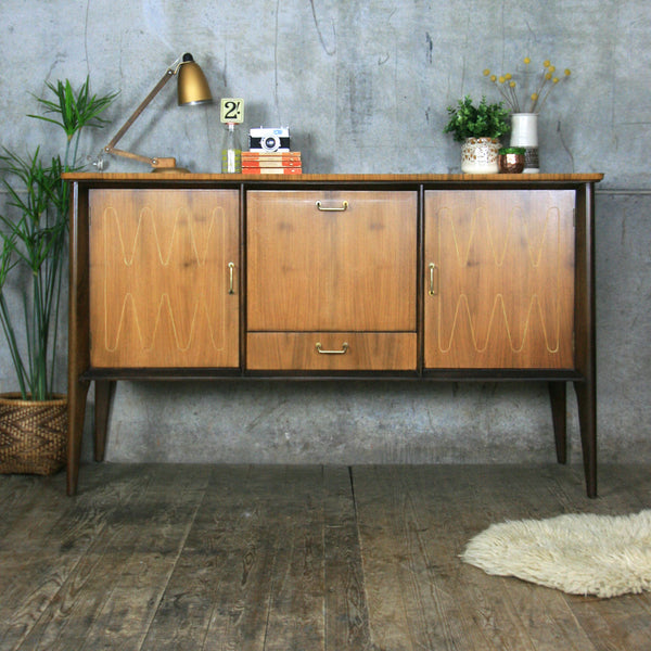 Mid Century Walnut Sideboard
