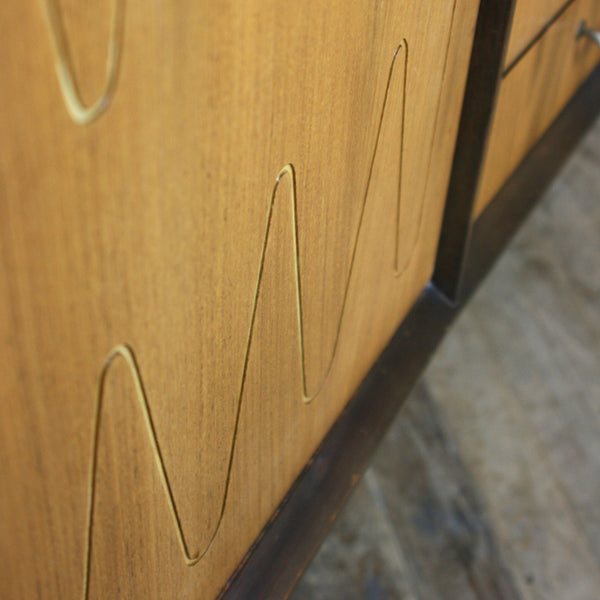 Mid Century Walnut Sideboard