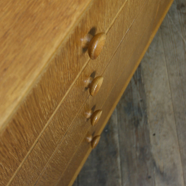 Mid Century Oak Chest of Drawers Sideboard
