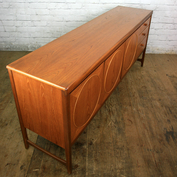 Mid Century Teak Nathan Circles Sideboard