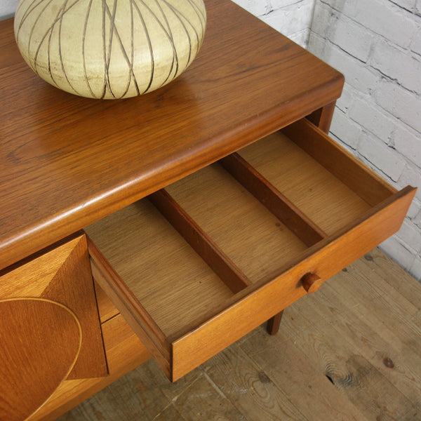 Mid Century Teak Nathan Circles Sideboard