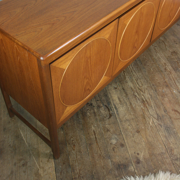 Mid Century Teak Nathan Circles Sideboard
