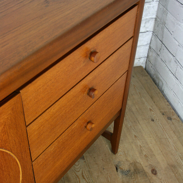 Mid Century Teak Nathan Circles Sideboard