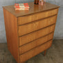 Vintage Mid Century Teak Tallboy Chest of Drawers