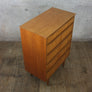 Vintage Mid Century Teak Tallboy Chest of Drawers