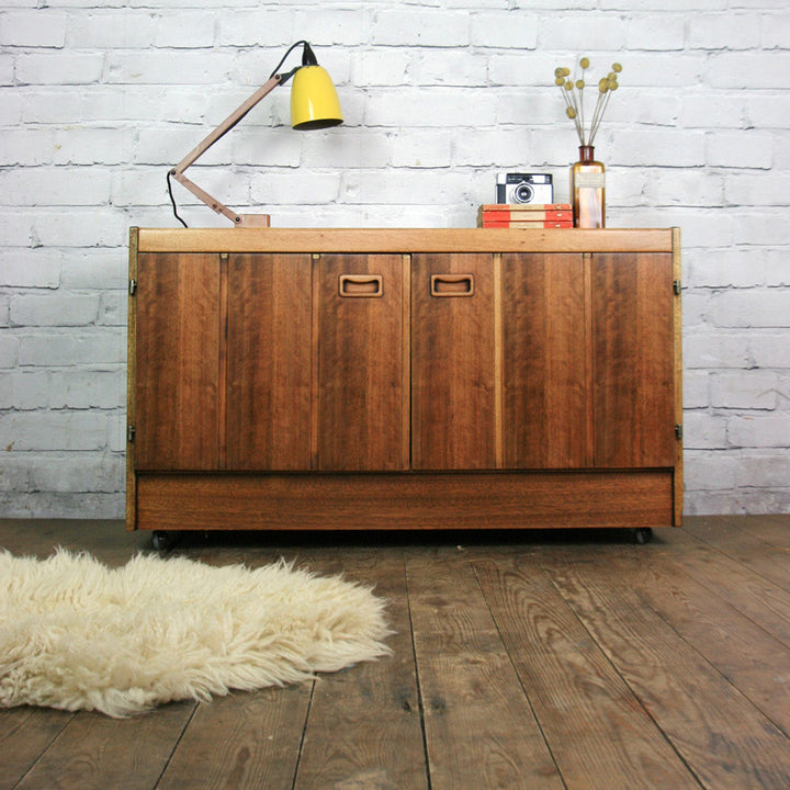 Vintage Mid Century Walnut Cabinet