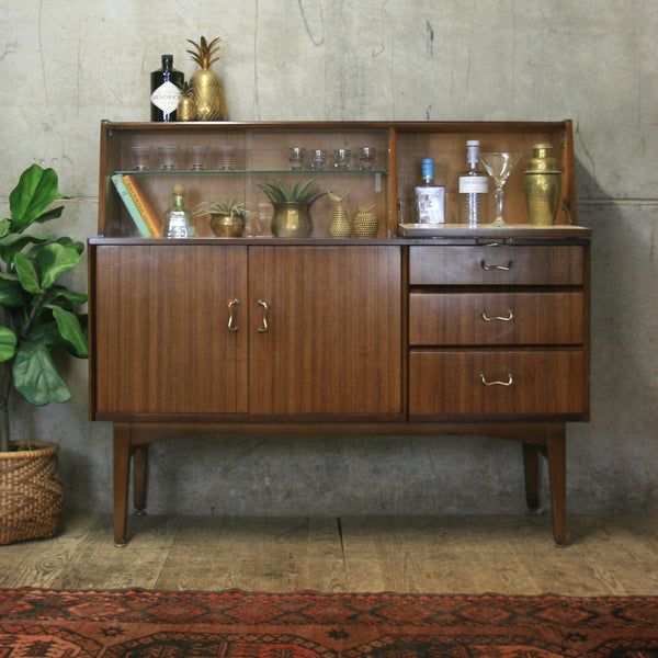 Mid Century Drinks Cabinet / Sideboard – 2604d
