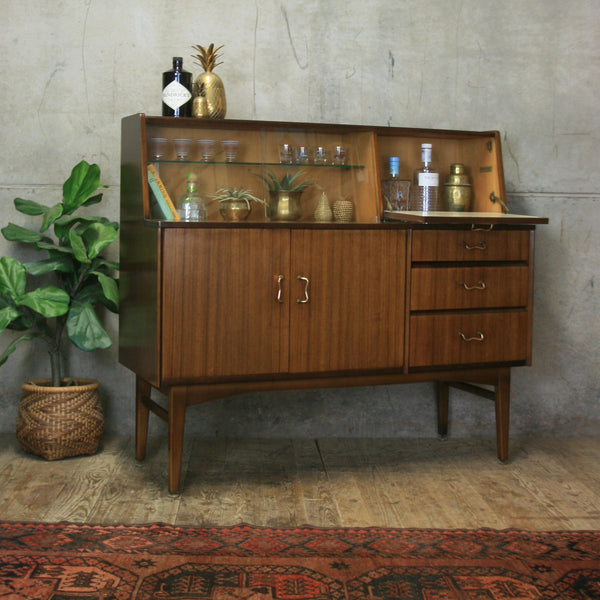 Mid Century Drinks Cabinet / Sideboard – 2604d