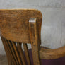 Vintage Oak Swivel Desk Chair