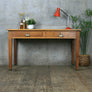 Large Vintage Rustic Oak Desk
