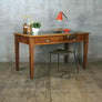 Large Vintage Rustic Oak Desk