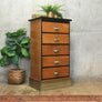 vintage_antique_oak_shop_museum_chest_of_drawers