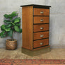 vintage_antique_oak_shop_museum_chest_of_drawers