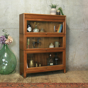 vintage_oak_barristers_solicitors_bookcase_cabinet