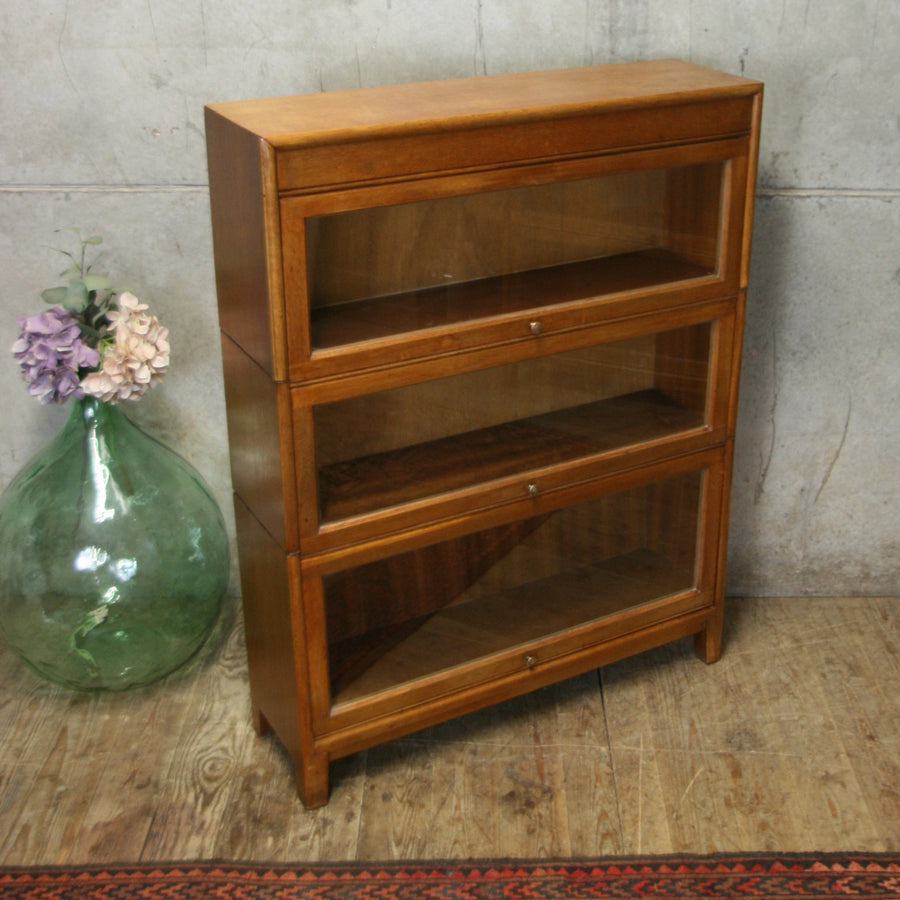 vintage_oak_barristers_solicitors_bookcase_cabinet