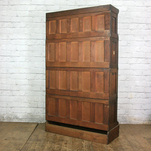 Vintage Oak Barristers Sectional Bookcase