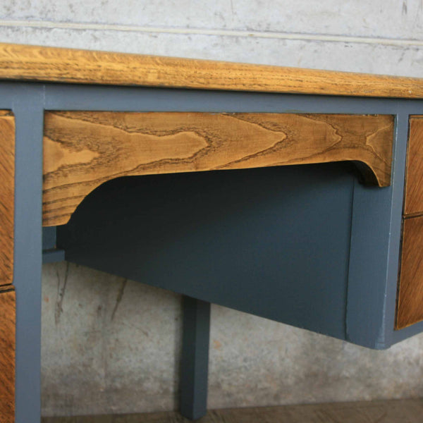vintage_oak_farrow_&_ball_abbess_school_teacher_desk.9