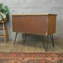 Vintage Light Oak Index Drawers/Cabinet/Drinks Bar