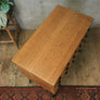 Vintage Light Oak Index Drawers/Cabinet/Drinks Bar