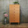 vintage_oak_meredew_tallboy_chest_of_drawers