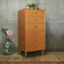 vintage_oak_meredew_tallboy_chest_of_drawers