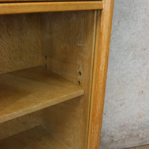 vintage_oak_mid_century_bookcase_display_cabinet_bureau