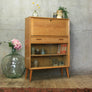 vintage_oak_mid_century_bookcase_display_cabinet_bureau