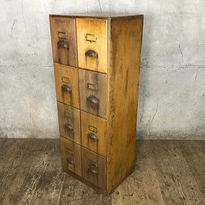 vintage_oak_mid_century_filing_cabinet_drawers_industrial