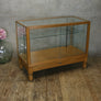 Vintage Oak Glazed Haberdashery Counter / Retail Display