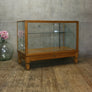 Vintage Oak Glazed Haberdashery Counter / Retail Display