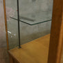 Vintage Oak Glazed Haberdashery Counter / Retail Display