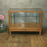 Vintage Oak Glazed Haberdashery Counter / Retail Display