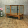 Vintage Oak Glazed Haberdashery Counter / Retail Display