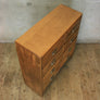 Vintage Oak School Chest of Drawers #0912