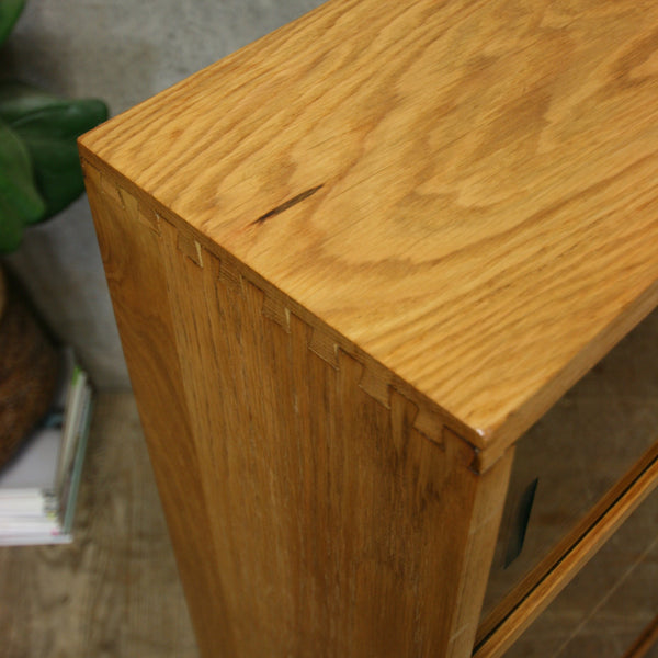 vintage_oak_remploy_glazed_display_cabinet_bookcase
