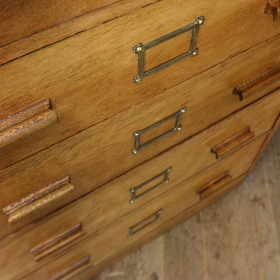 vintage_oak_rustic_chest_of_drawers