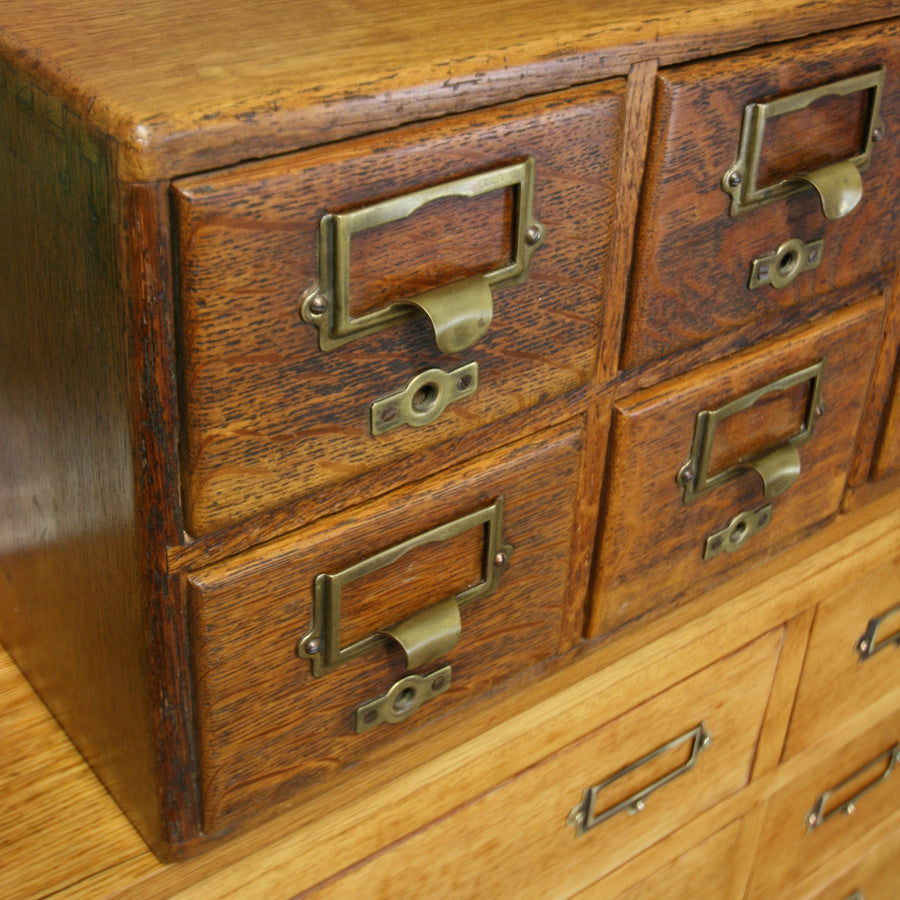 vintage_oak_rustic_index_filing_drawers_cabinets