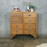 Vintage Oak School Chest of Drawers