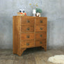 Vintage Oak School Chest of Drawers