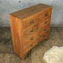 Vintage Oak School Chest of Drawers